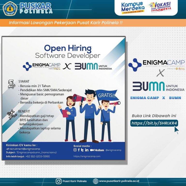 LOKER ENIGMA x BUMN